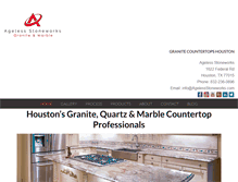 Tablet Screenshot of granitehoustontx.com